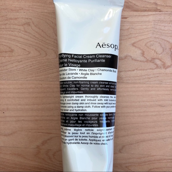 aesop purifying facial cream cleanser